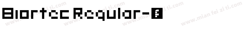 Biortec Regular字体转换